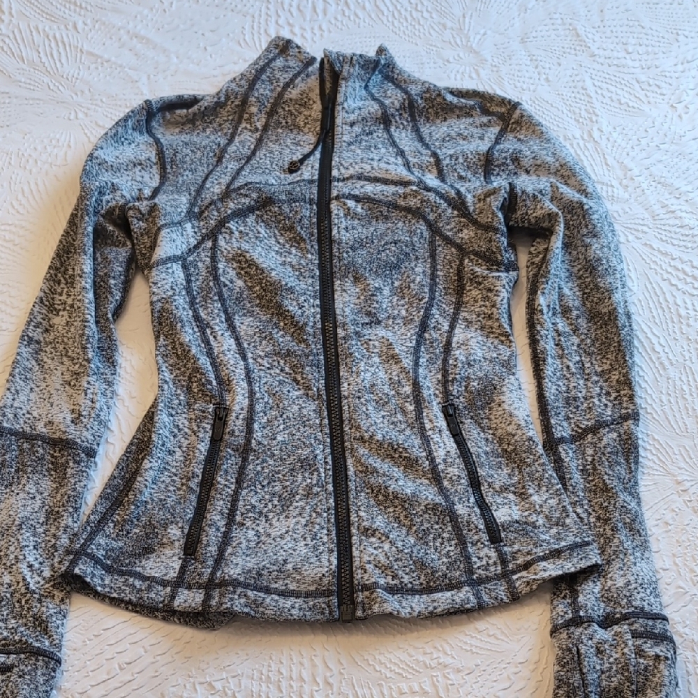 Lululemon Define Jacket Diffuse Starlight Black Size 4